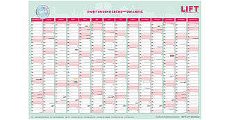 LIFT-Wandkalender 2026 (für unsere LIFT-AbonnentInnen)