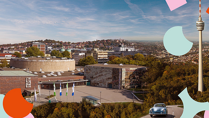 70 Jahre Liederhalle & SWR Fernsehturm: Oldtimer-Sternfahrt