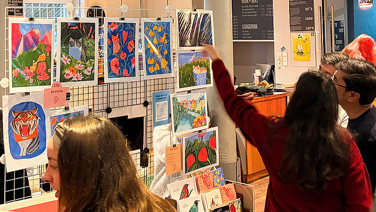 Kunstmarkt im Merlin