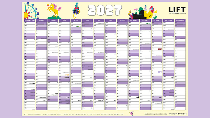 LIFT-Wandkalender 2027